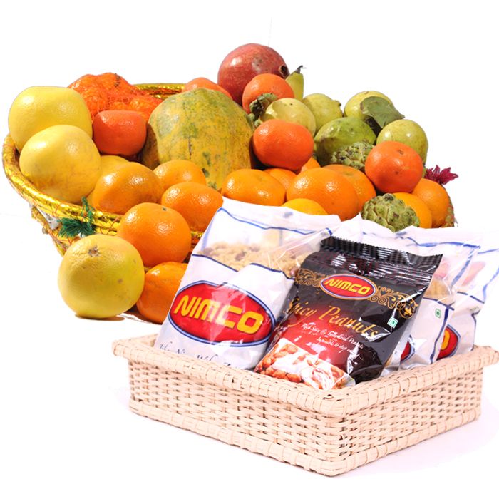 Fruit Basket With Nimco Gift Pakistan