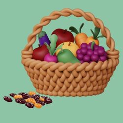 Fruit And Dry Fruit Basket
